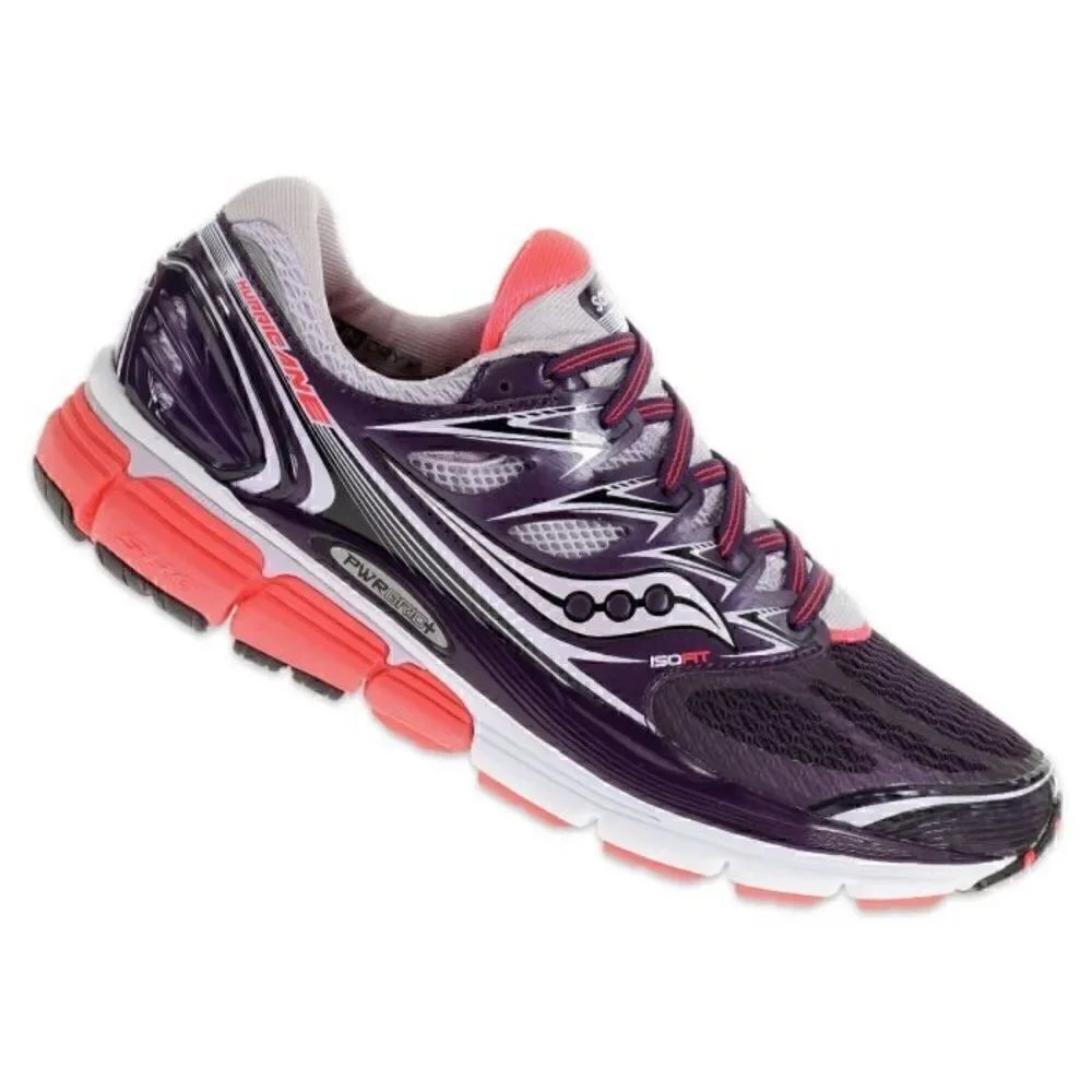Saucony | Women’s Purple HURRICANE ISO Series ISOFIT PWRGRID+ S10259-3 | 10